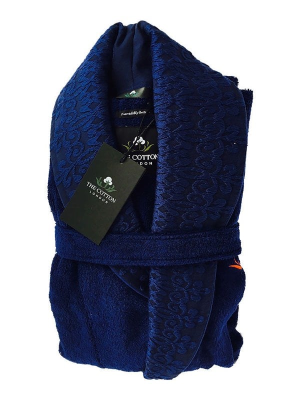 The Cotton® luxury Bathrobe - Navy