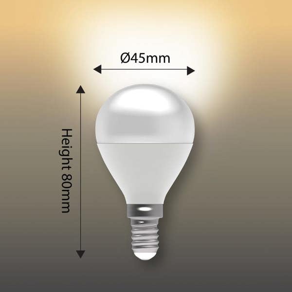 BELL Lighting E14 LED Golf Ball Bulb 4.7W Energy Saving Light Bulb