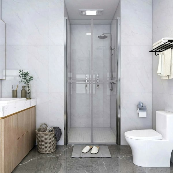 Berkfield Shower Door Clear ESG 96x190 cm