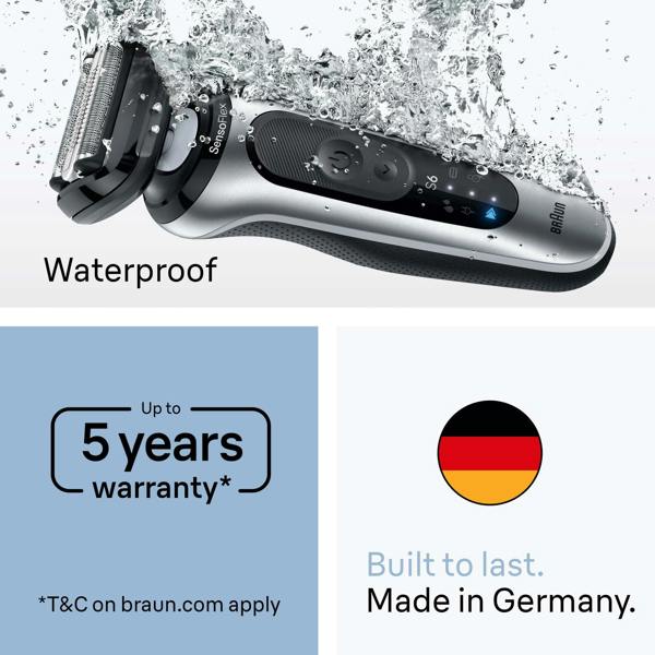 Braun Series Shavers Series 6 62-S7650CC Silver Electric Shaver - Additional 5