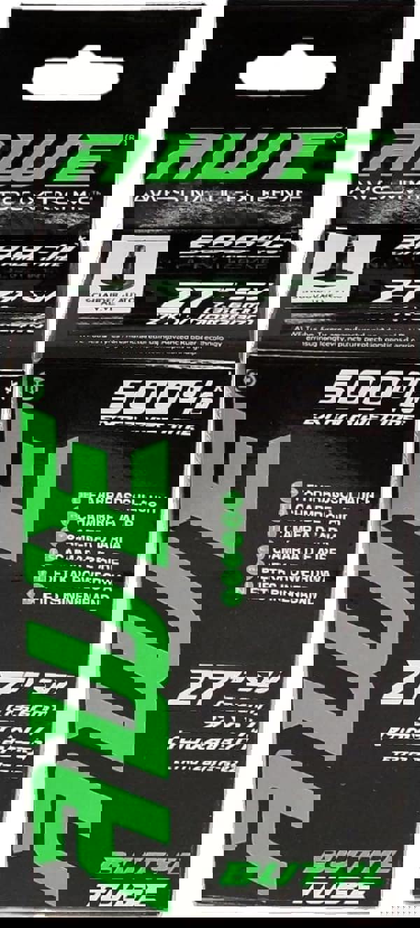 Awe Butyl Rubber 27"x 1 1/4 (700x28/37C) Inner Tube 500%* Extra Ride Time Schrader Valve