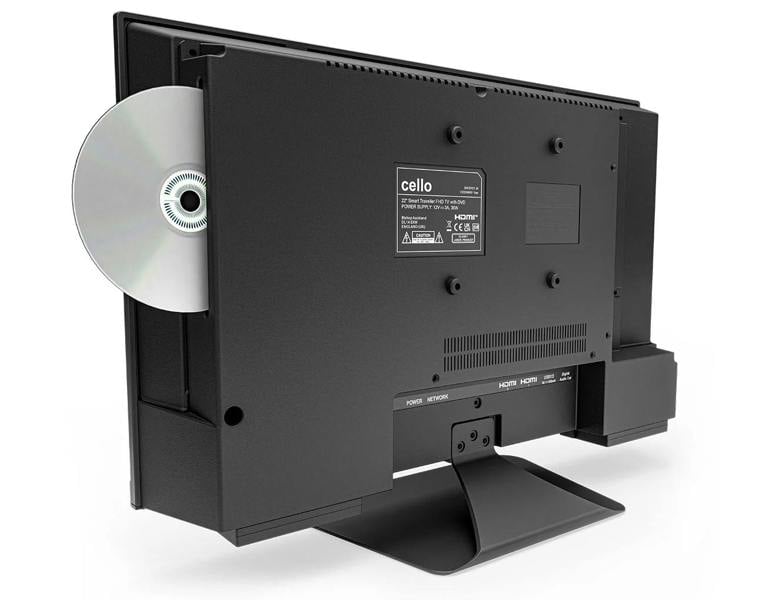 Cello C2425WSF - TRAV 24″ Smart WebOS TV & DVD 12-Volt Traveller TV with Freeview Play