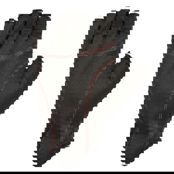 Adidas Mens Half Finger Essential Gloves - Red