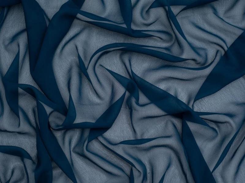 Minerva Core Range Minerva Light Sheer Chiffon Fabric - Plain Design Dressmaking Fabric, 110 cm / 44" Wide - per metre