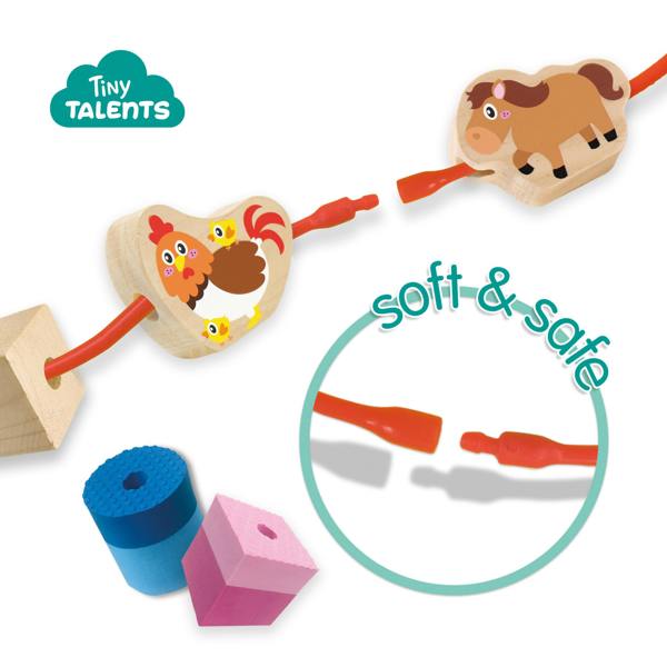 SES Creative Lacing Sensory Beads - Farm Animals