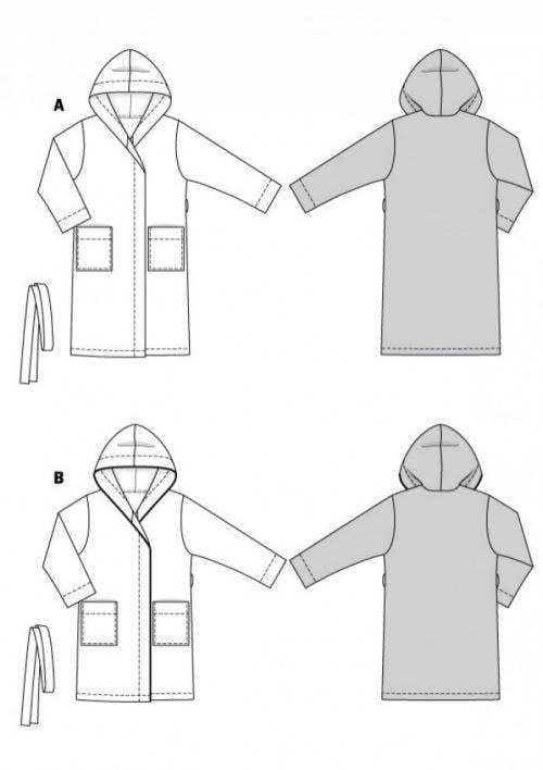 Burda Sewing Pattern 6094 Robes For Women, 18-28 (44-54) - Easy