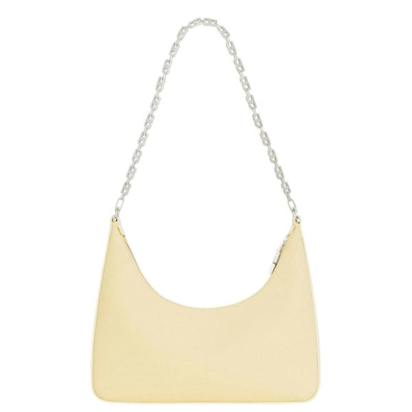 Givenchy Small Moon Cut Out Hobo Bag - Pale Yellow