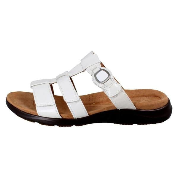 Clarks Ladies Clarks Triple Strap Summer Sandals Kitly Pearl