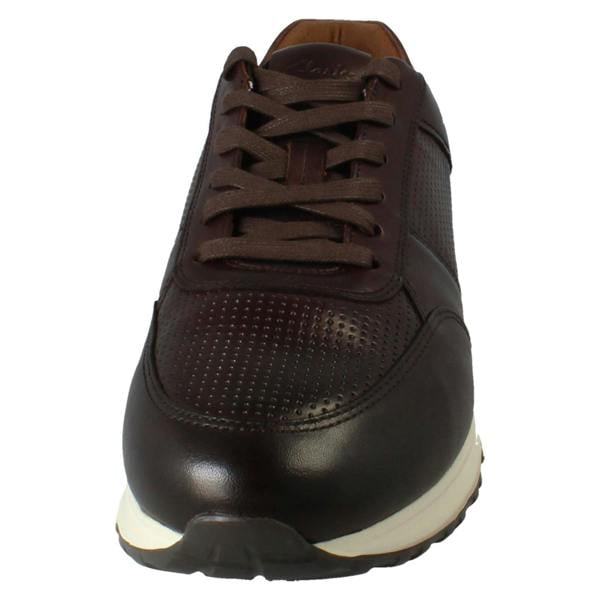 Clarks Mens Clarks Brown Lace Up Trainer Shoes - Radwell Tie