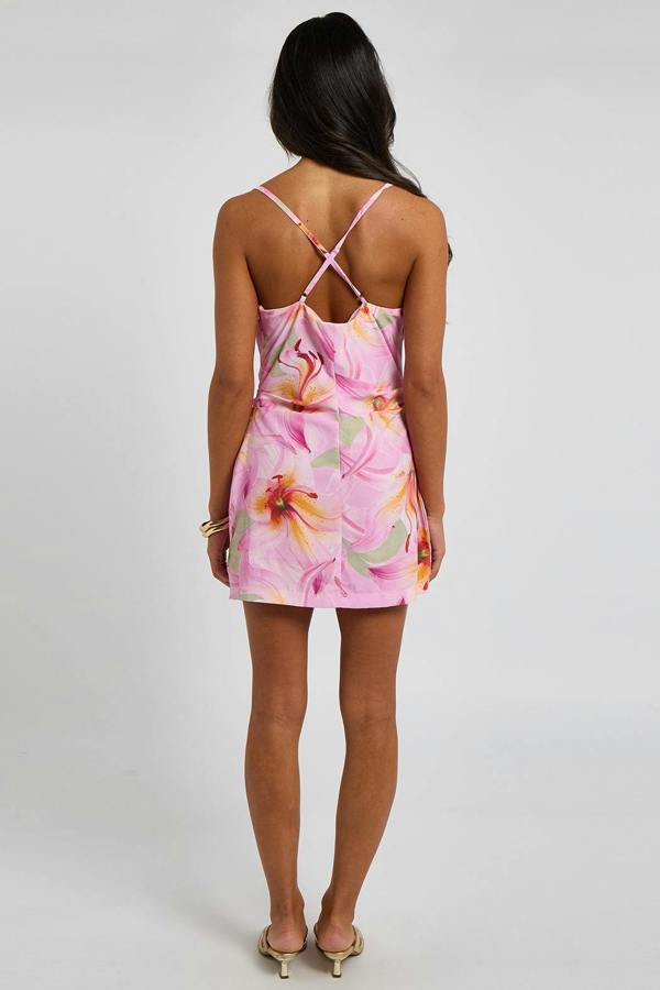 Urban Bliss Cowl Mini Dress with Beading