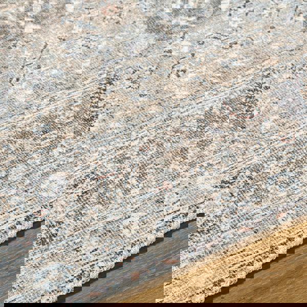 Livabliss Our Pnw Home Rainier-Washable Brown Green Traditional Vintage Boho Rug