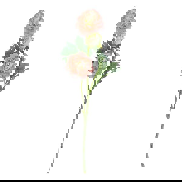 Hill Interiors The Natural Garden Collection Ranunculus Artificial Flower - Pink/Green - 