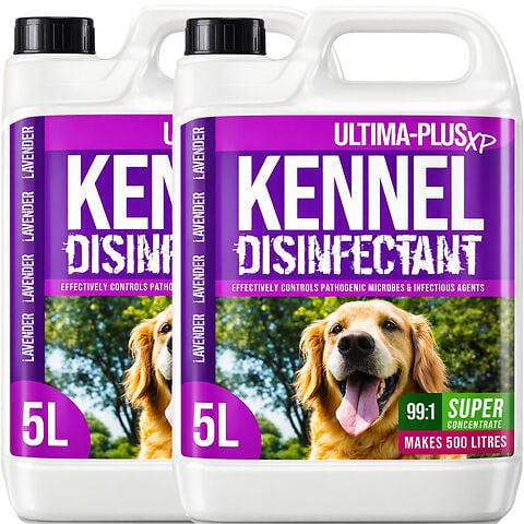 Ultima Plus XP ULTIMA-PLUS XP Kennel Kleen - Disinfectant, Cleaner, Sanitiser & Deodoriser - Concentrated Formula Kennel Cleaner 10L Lavender