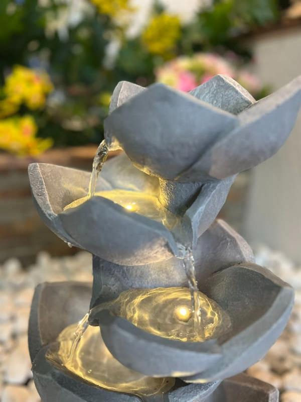 Tranquillity Water Features Lotus Leaf Contemporary Water Feature