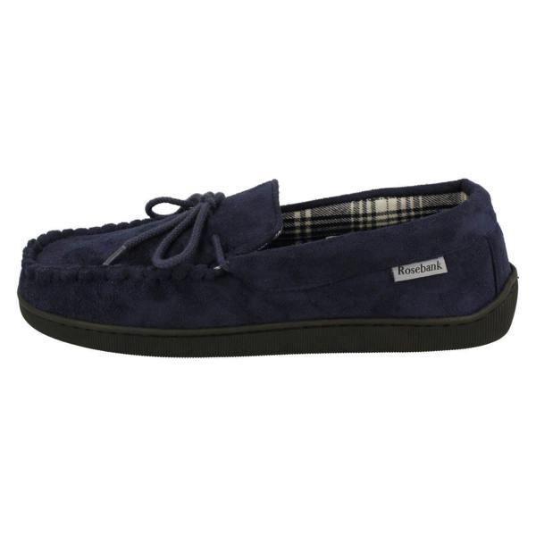 Rosebank Mens Rosebank Moccasin Slippers Ken-Mocc