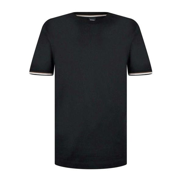 Boss Mens Hbb Thompson 04 Premium Cotton Regular T-Shirt - Black - 