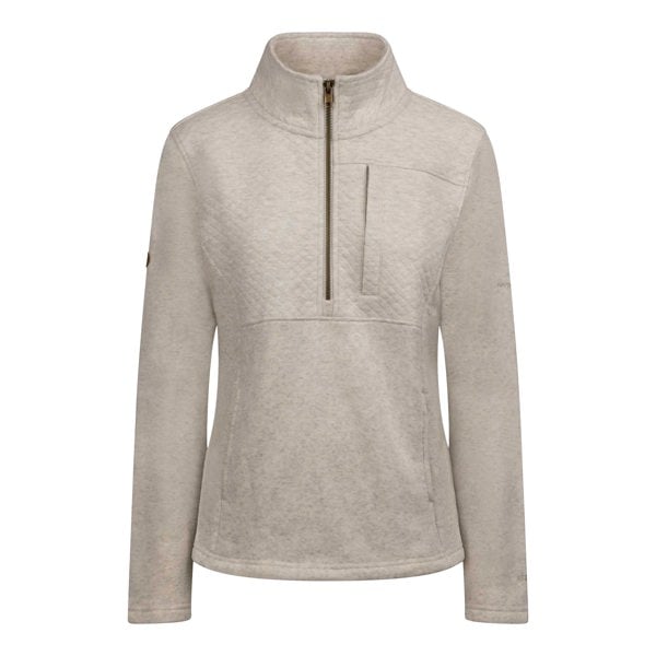 Trespass Womens Hoxie Marl Fleece Top - Cream