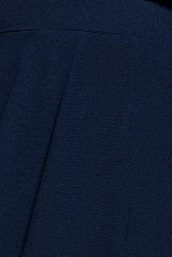 Tiered Chiffon Wrap Midi Dress - Navy Blue DR4907BBS