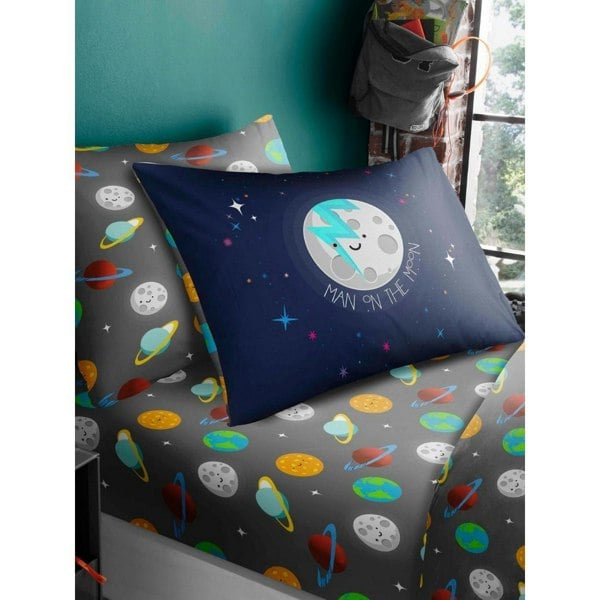 Generic Space Duvet Cover Set - Blue