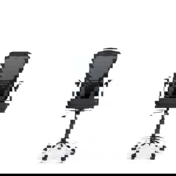 Dorel Home Tampa Office Chair with Wheels in Black Fabric