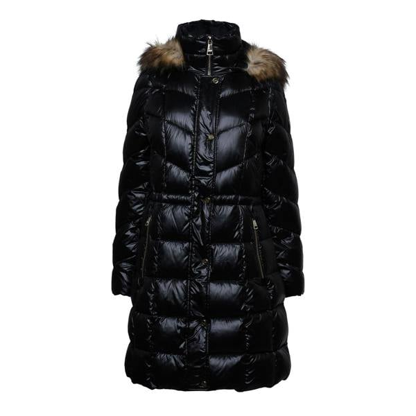 DKNY Womens/Ladies Zip Front Down Jacket - Black - 