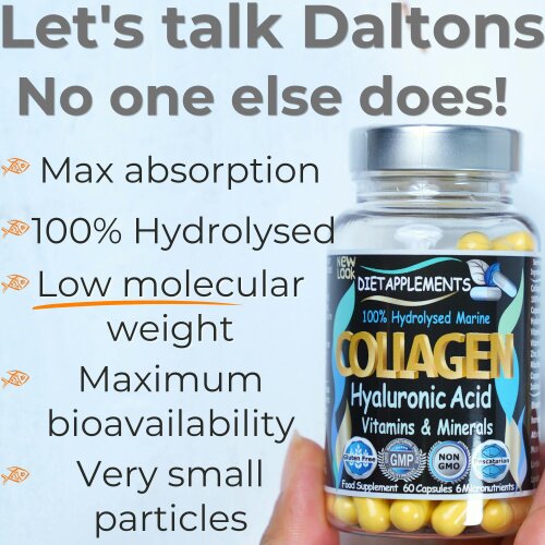 Dietapplements Marine Collagen & Hyaluronic Acid Complex