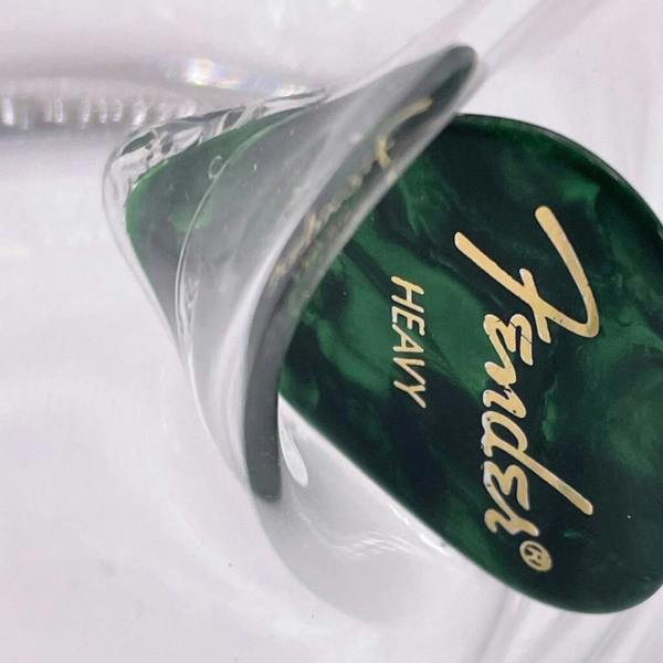 Personalised Guitar Plectrum Whisky Glass - alternative angle
