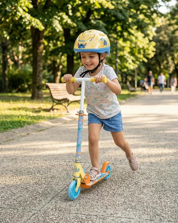 Mondo Disney Stitch Foldable 2-Wheel Kids Scooter
