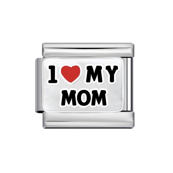 Serafina I Love My Mom | Italian Style Bracelet Charm