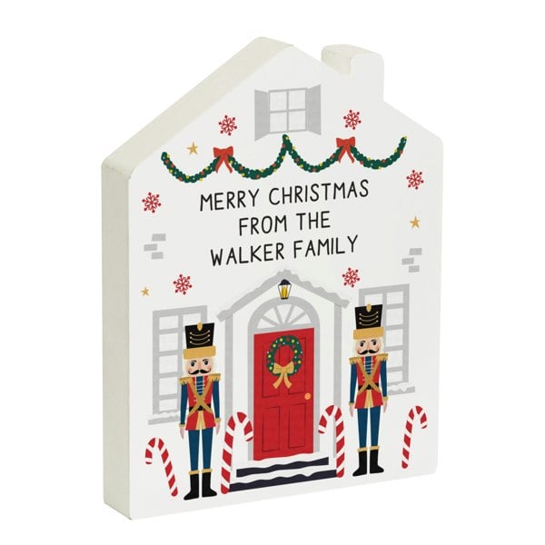 Personalised Memento Company Personalised Nutcracker Christmas House Ornament