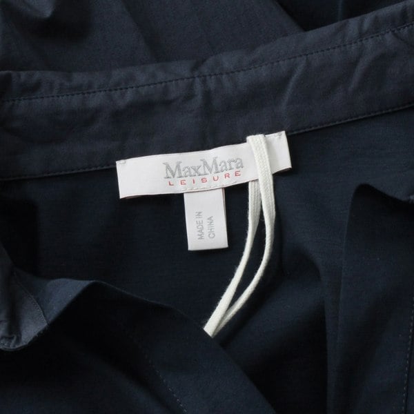 Max Mara Leisure jersey dress in navy blue