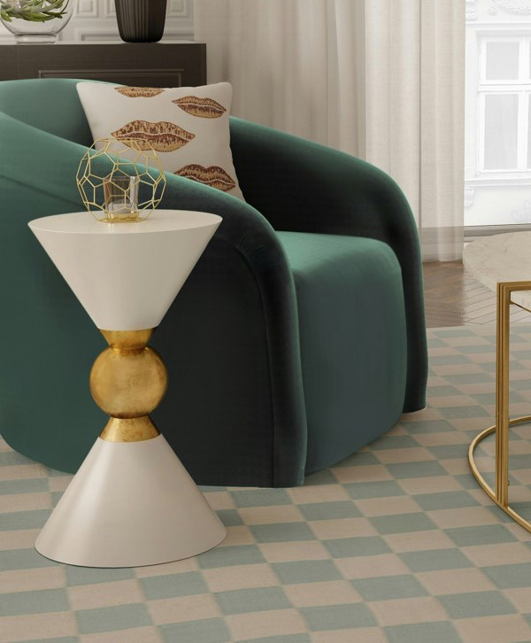 Furniture Edit Balhi White Side Table