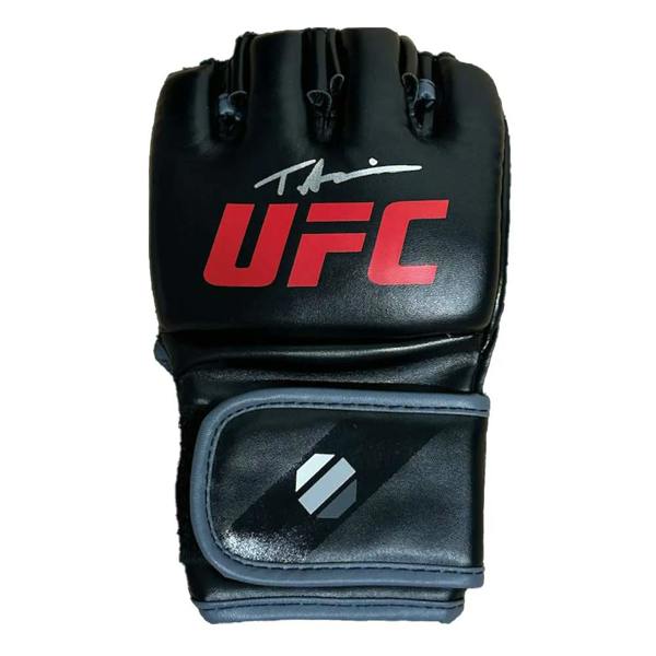 Unbranded Tom Aspinall signed UFC glove — MMA glove framing