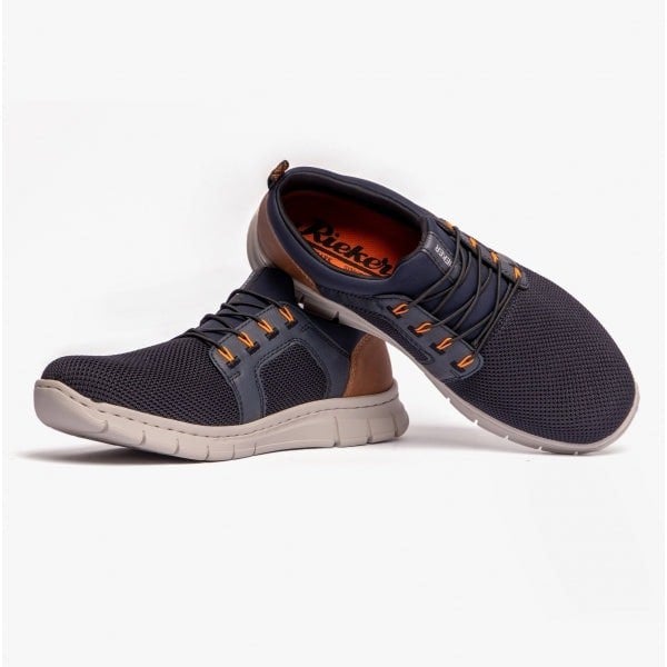 Rieker B7796-14 Mens Shoes Blue