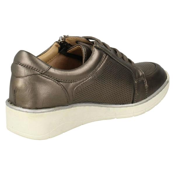 Padders Ladies Padders Side Zip Lace Up Trainers Ivy