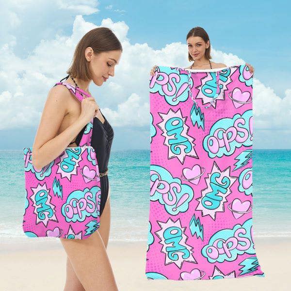 Leaper 2-in-1 Beach Towel and Shoulder Bag