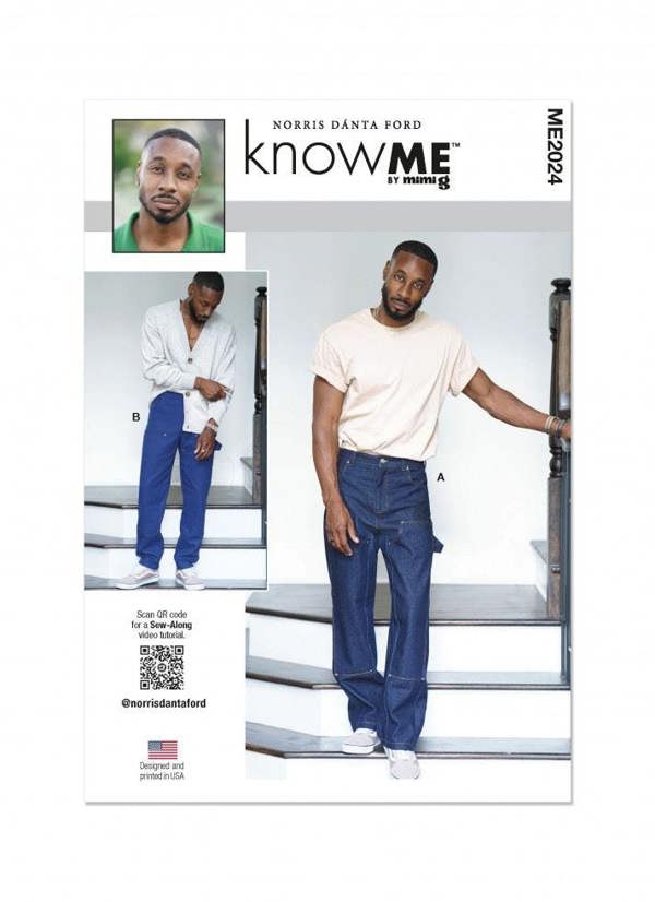 Know Me Sewing Pattern 2024, Trousers for Men, BB (44-46-48-50-52) - Intermediate