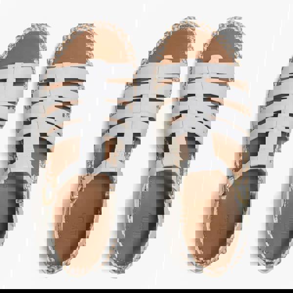 FitFlop FitFlop PLATFFORMS GRAPHIC Womens Ankle Strap Sandals Urban White