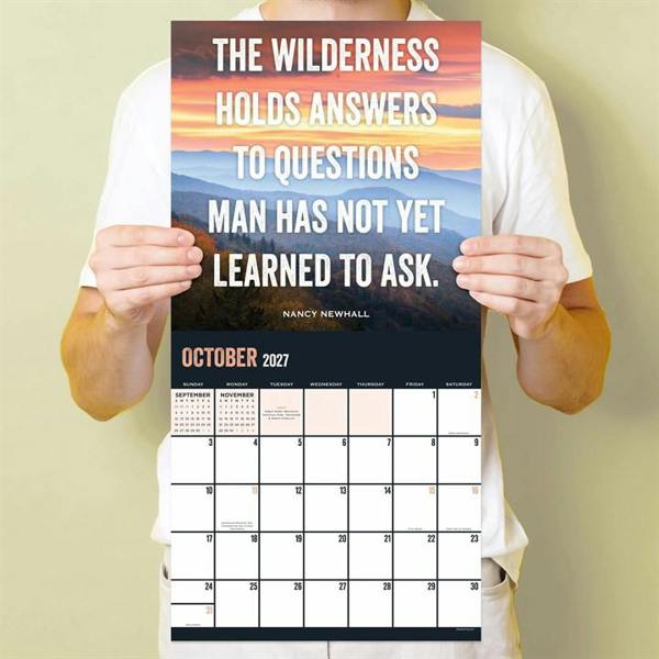 Great Outdoors Calendar 2027, Wall Calendars, Month To View, Natural World, Gift