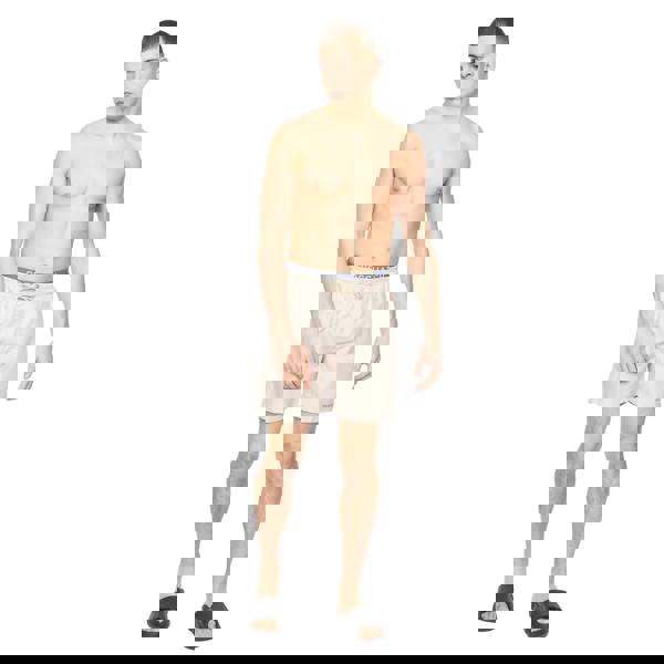 Crosshatch Mens Rembrants Swim Shorts - Light Stone - 