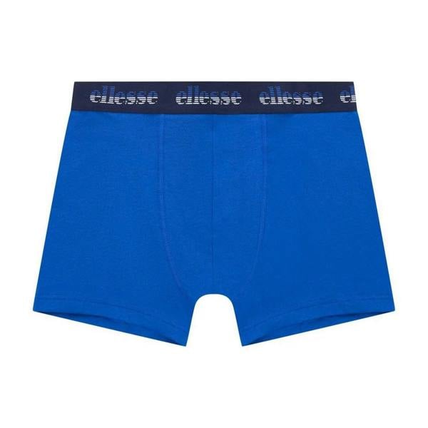 Ellesse Mens Muxel888 Boxer Shorts (Pack of 3) - Navy/Blue/Light Blue - 