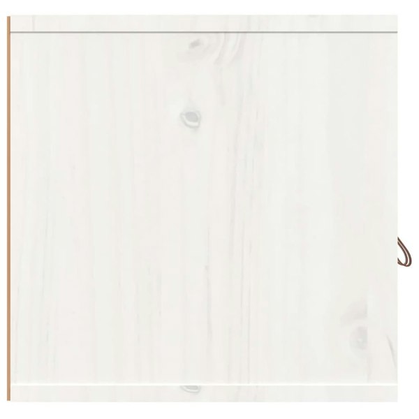 Berkfield Wall Cabinets 2 pcs White 80x30x30 cm Solid Wood Pine