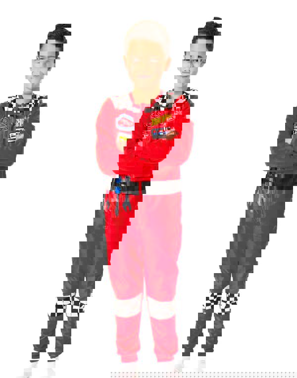 Hot Wheels Boys Red Pit Crew Style Onesie