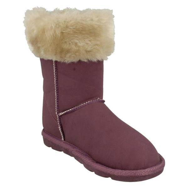 Spot On Girls Spot On Faux Fur Trim Casual Boots