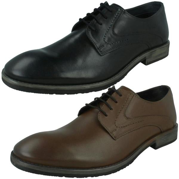 Hush Puppies Mens Hush Puppies Wide Formal Lace Up Shoes Carlos Luganda