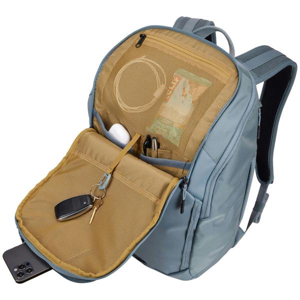 Thule Chasm Laptop Backpack 26L Pond Grey, Durable Water Resistant Travel Bag