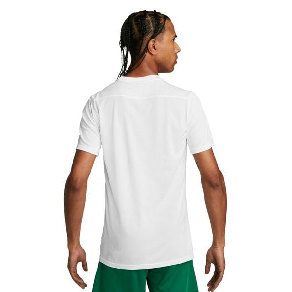 Nike Mens Dry Park VII Short-Sleeved Jersey - White/Green - 