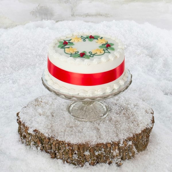 Virginia Hayward Decorated Christmas Cake