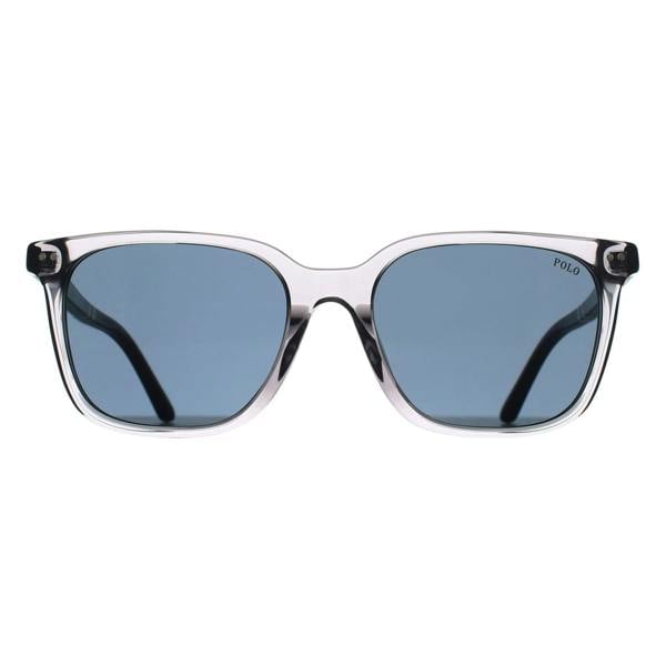 Polo Ralph Lauren Sunglasses PH4235U 631887 Shiny Transparent Grey Bottle Green