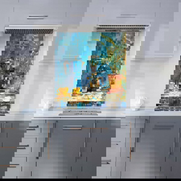 Warren Reed - Designer Morning Coffee: A Painterly View Kitchen Splashback
